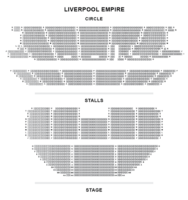 Liverpool Empire Seating Plan Stalls