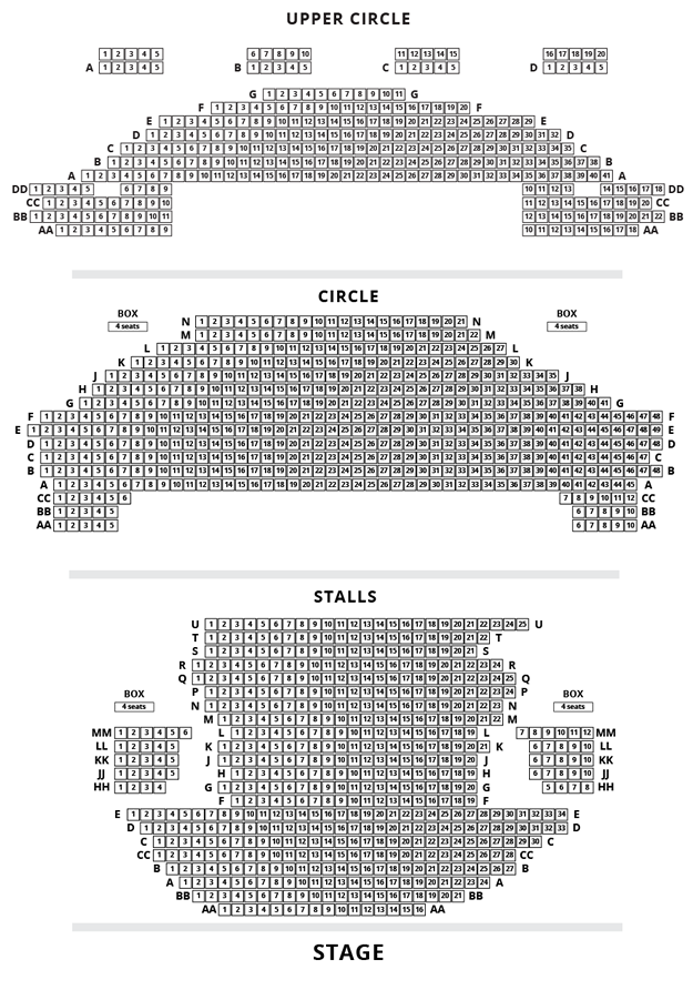 Milton Keynes Theatre Seating Chart