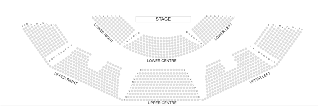 Regent's Park Open Air Theatre seat map