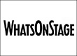 WhatsOnStage logo black and white