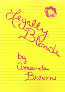 Legally Blonde novel first edition cover